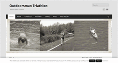 Desktop Screenshot of outdoorsmantriathlon.org
