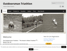 Tablet Screenshot of outdoorsmantriathlon.org